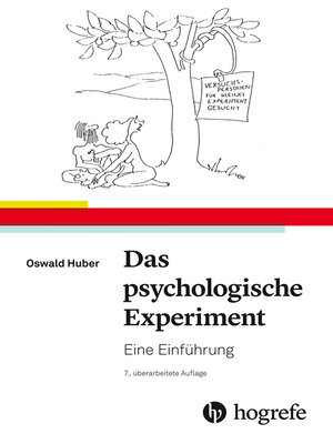 cover image of Das psychologische Experiment